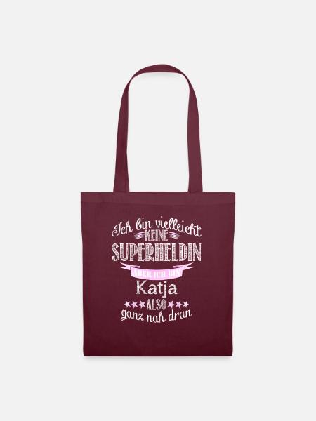 katja - Stoffbeutel - Burgunderrot