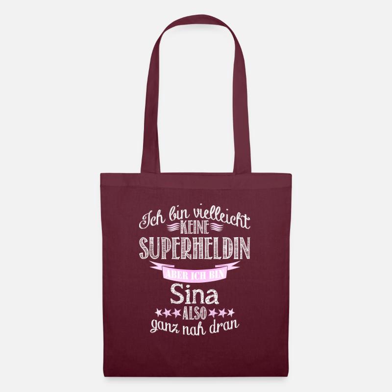 sina - Stoffbeutel - Burgunderrot