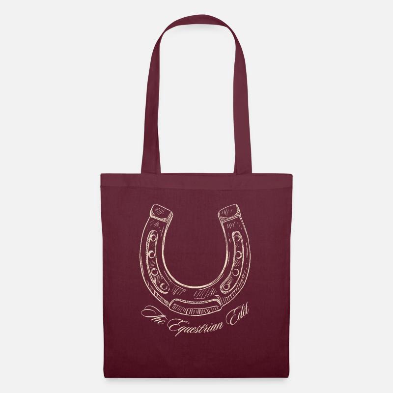 Horseshoe The Equestrian Edit - Stoffbeutel - Burgunderrot