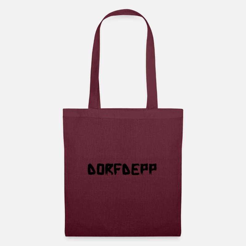 DORFDEPP - Stoffbeutel - Burgunderrot