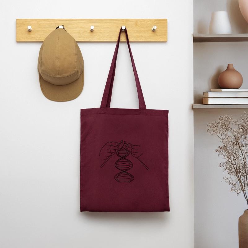 Décryptage ADN Code ADN Tricot Sac en tissu
