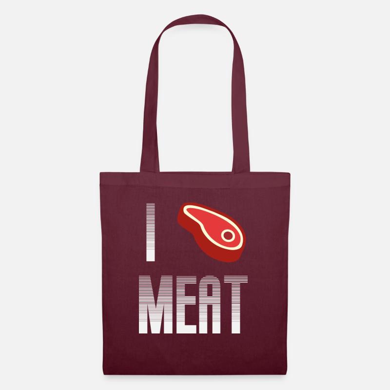 Meat - Stoffbeutel - Burgunderrot