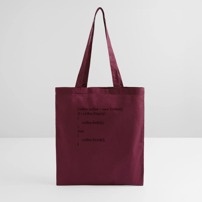« Coffee and Code » | Programmeurs, programmeurs Sac en tissu