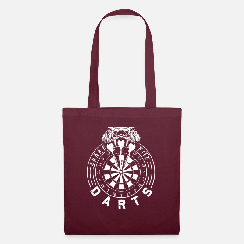 Fléchettes Snakebite Darts Fléchettes Snake Dartboard - Sac en tissu - bordeaux