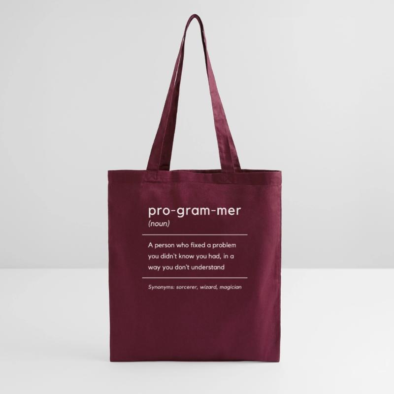 Programmer Definition Computer Developer Software Tote Bag