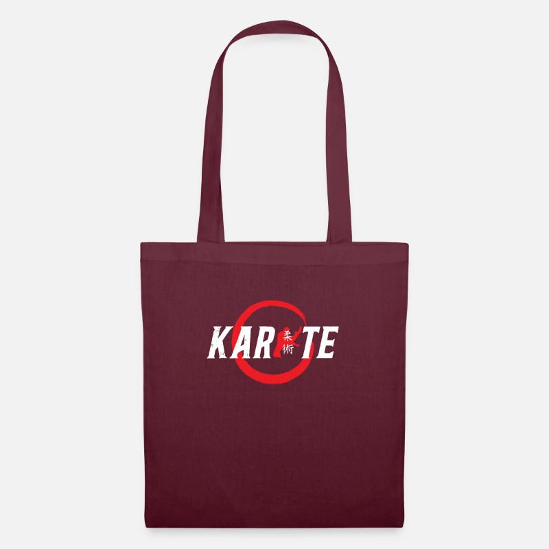 Vintage Karate | Karate - Stoffbeutel - Burgunderrot