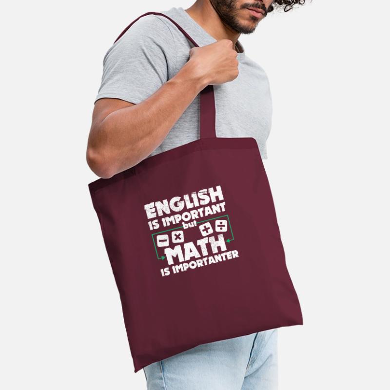 Funny Math Art Student Pun Mathematics Lovers Fun Tote Bag