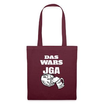 JGA - Stoffbeutel - Burgunderrot - Vorne