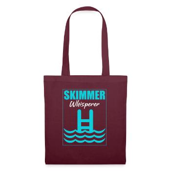 Comprimés de chlore Pompe de filtre de piscine Whisperer - Sac en tissu - bordeaux - Devant