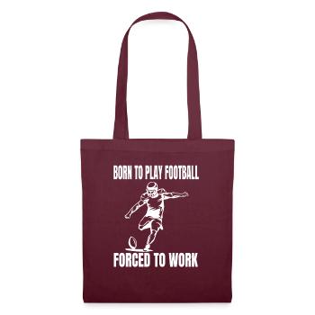 Footballfan American Football Footballtrainer - Stoffbeutel - Burgunderrot - Vorne