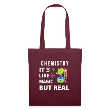 Chemistry It s Like Magic But Real Christmas - Tote Bag - burgundy - Front