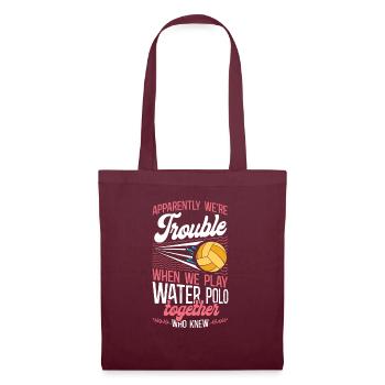 Water Polo Girl Friends Beasts - Tote Bag - burgundy - Front