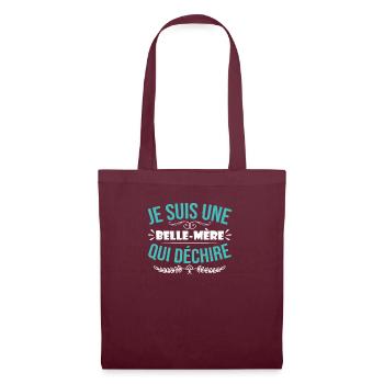 Amusant Belle-Mère Maman - Sac en tissu - bordeaux - Devant