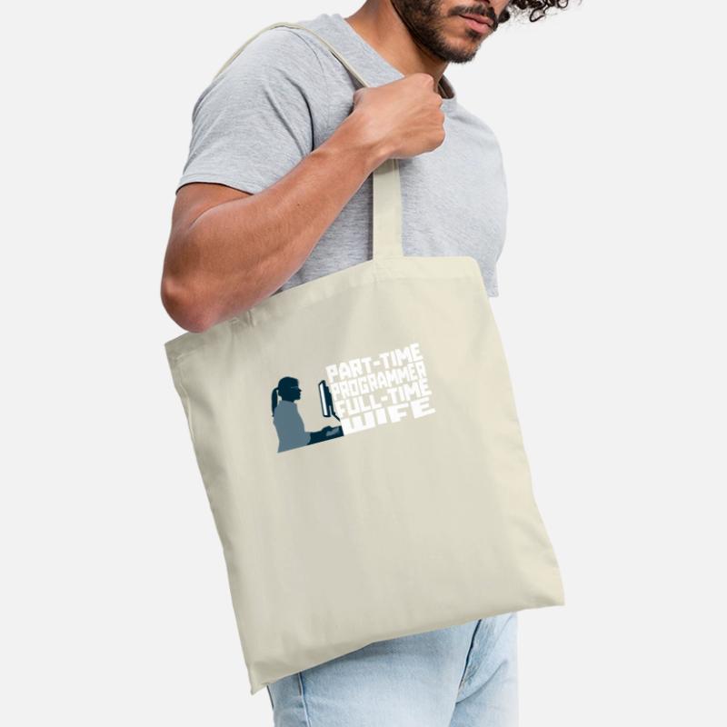 Entwickler Coder Programmierer Ehefrau Stoffbeutel