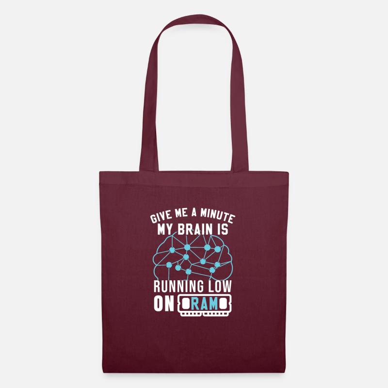 IT Support - Tote Bag - burgundy