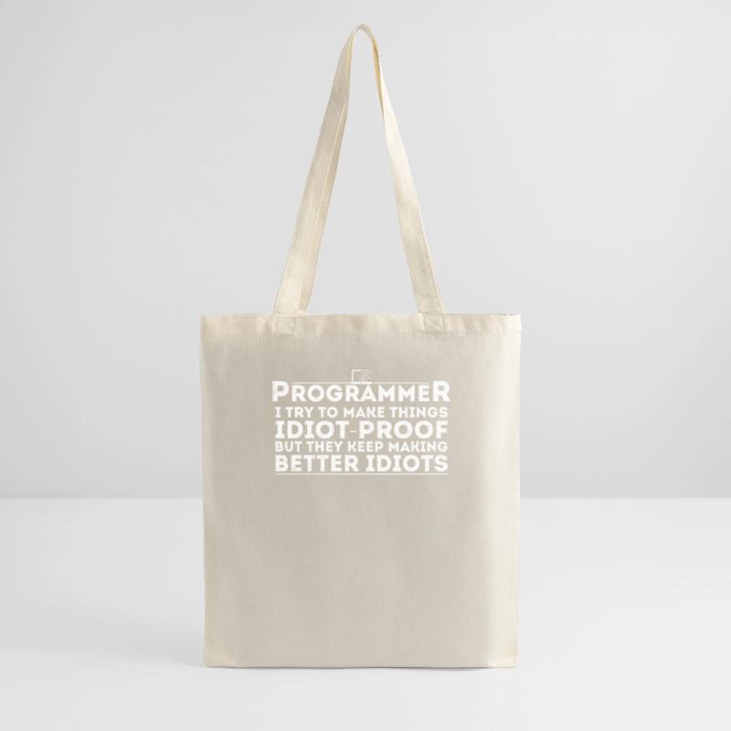 Funny Programmer Humor Computer Coder Programming Tote Bag