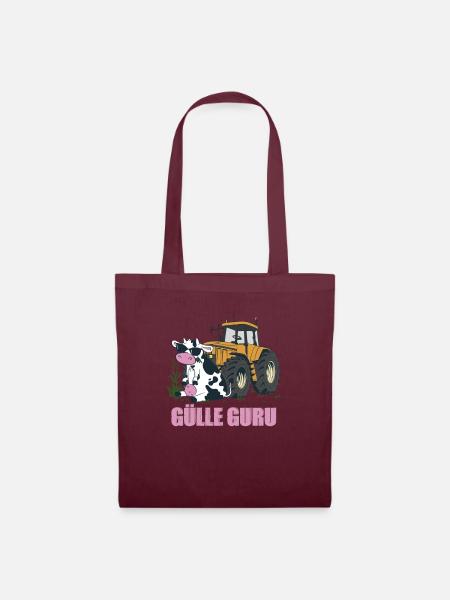 Gülle Guru - Stoffbeutel - Burgunderrot