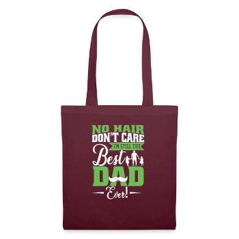 Best Dad Ever - Tote Bag - burgundy - Front