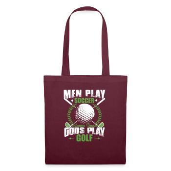Les dieux jouent au golf - Sac en tissu - bordeaux - Devant