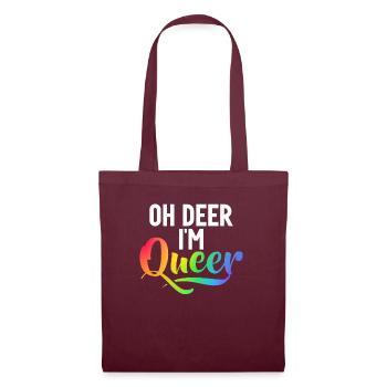 Gay Gifts - Stoffbeutel - Burgunderrot - Vorne