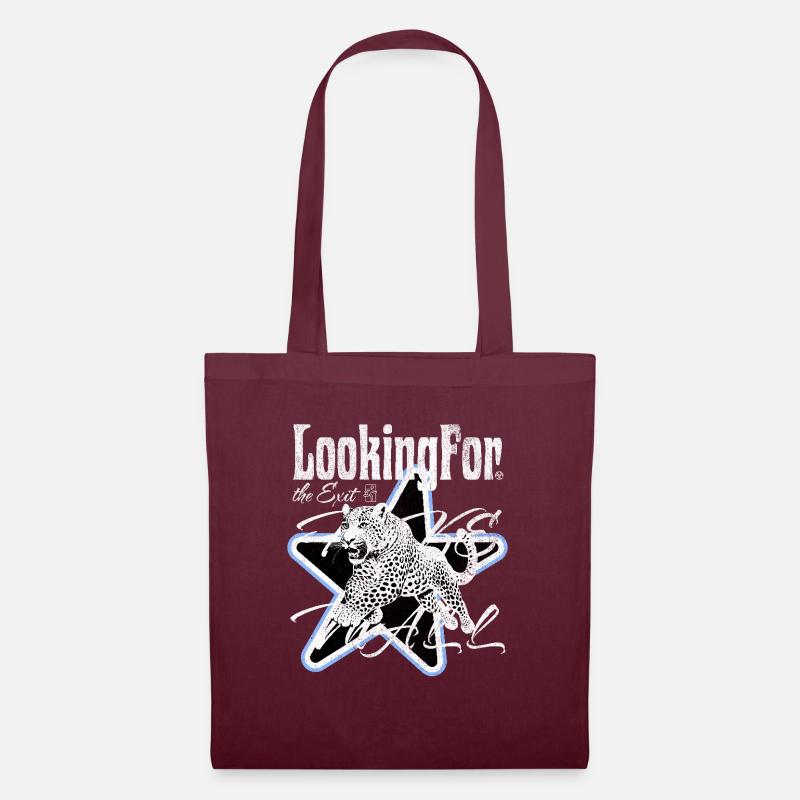 Exit - Ausgang - Tote Bag - burgundy