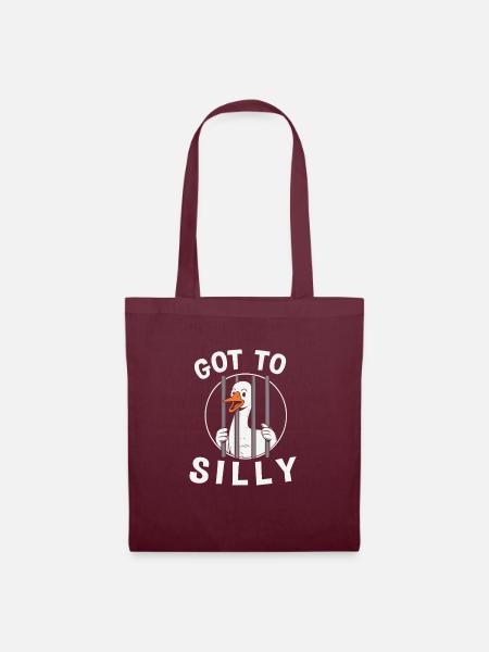 got to silly - Stoffbeutel - Burgunderrot