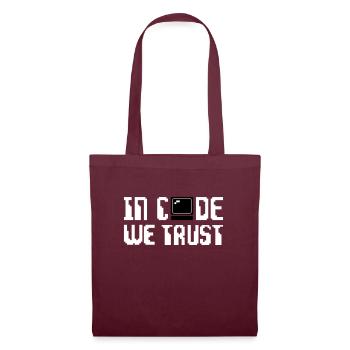 Geek - Sac en tissu - bordeaux - Devant
