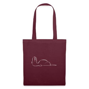 t-rest cute dino dinosaur - Tote Bag - burgundy - Front