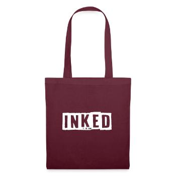 Inked graffiti tattoo - Tote Bag - burgundy - Front