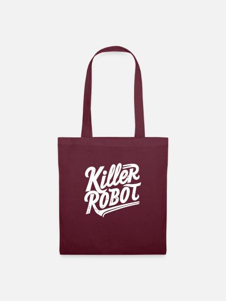 Killer Robot - Killer Robot - Stoffbeutel - Burgunderrot