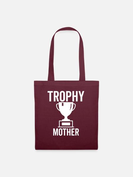 Trophäe Mutter - Stoffbeutel - Burgunderrot