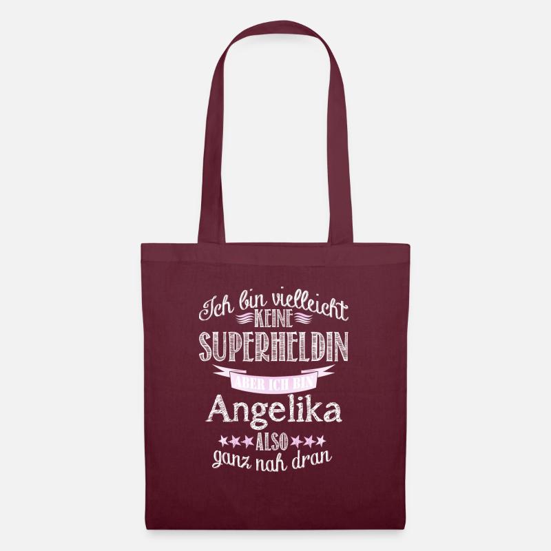angelika - Stoffbeutel - Burgunderrot