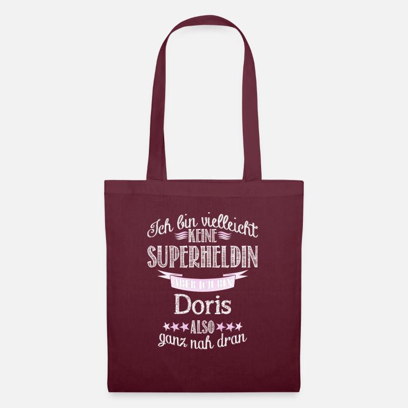 doris - Stoffbeutel - Burgunderrot