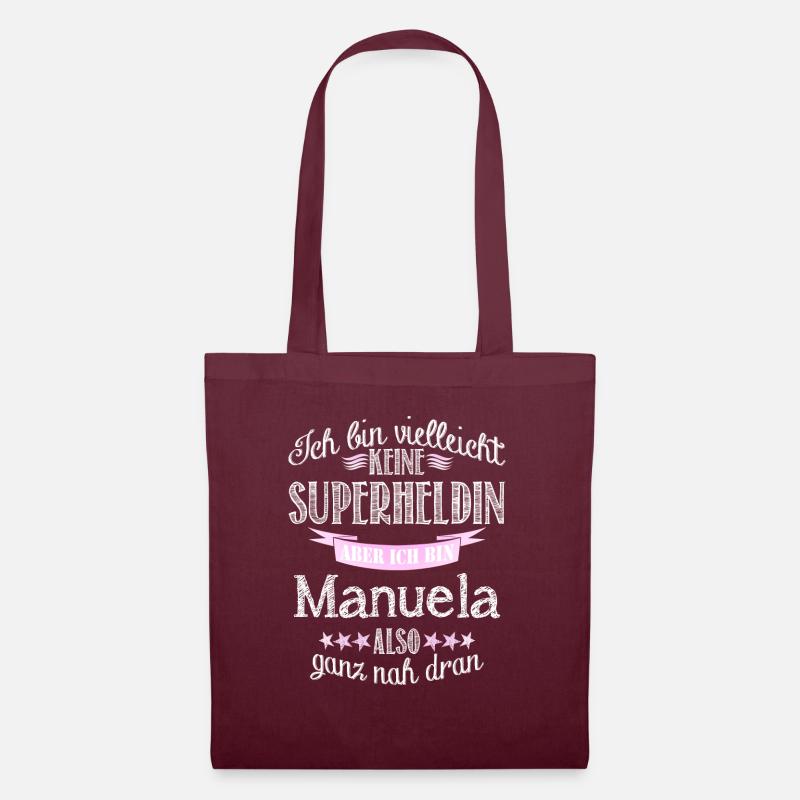 manuela - Stoffbeutel - Burgunderrot