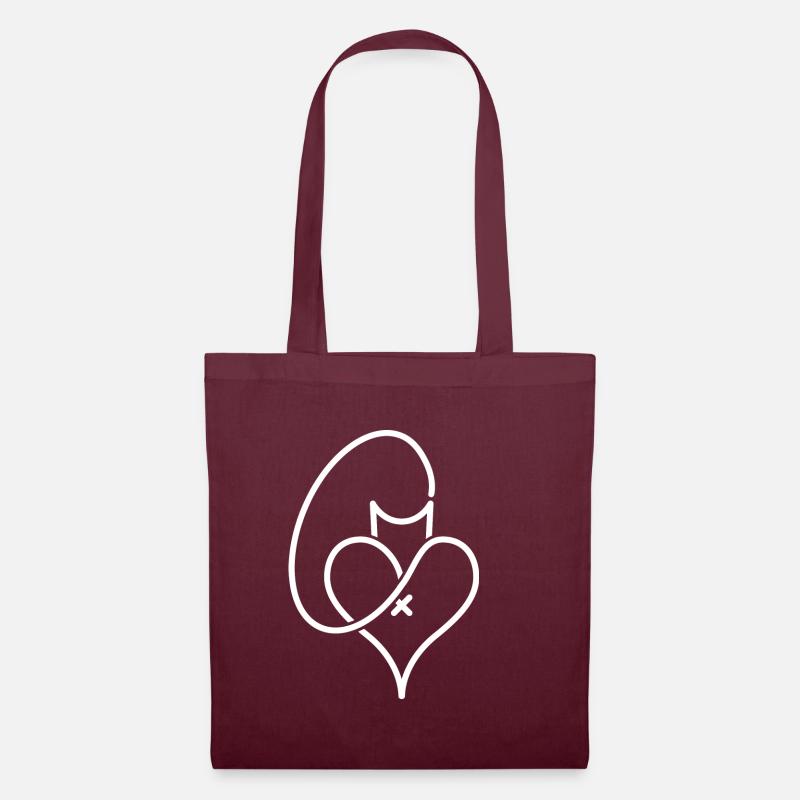 Ars Cattus - Tote Bag - burgundy