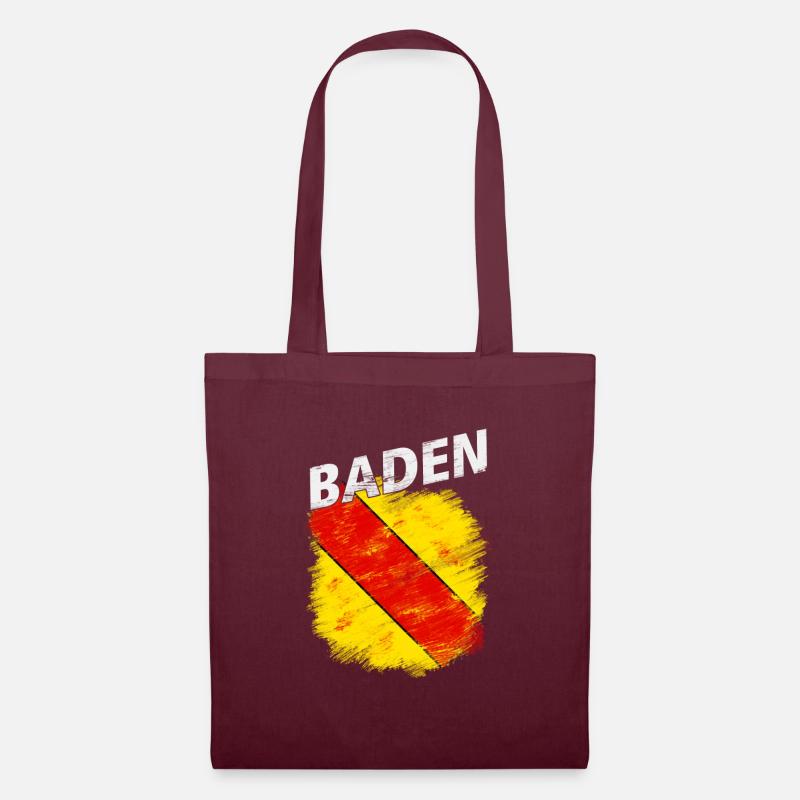 Baden - Stoffbeutel - Burgunderrot