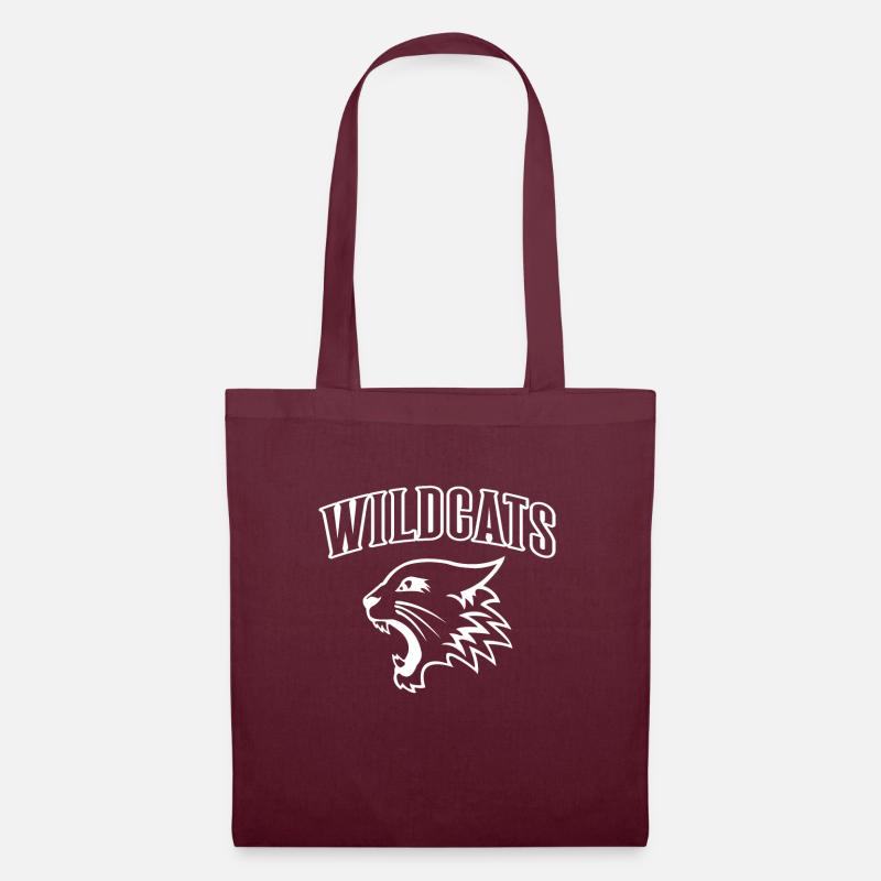 Wildcats Logo - Stoffbeutel - Burgunderrot