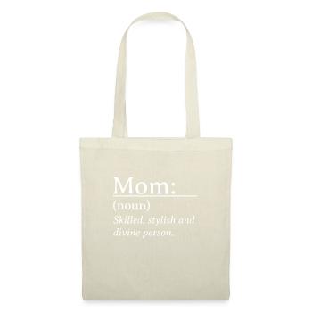 Mom is divine US - Tote Bag - nature - Front