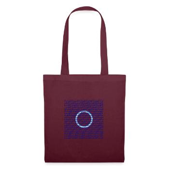 Simply blue - Tote Bag - burgundy - Front