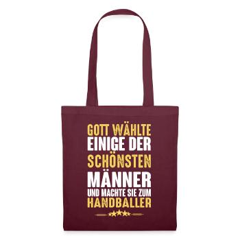 Handball - Handballer - Stoffbeutel - Burgunderrot - Vorne