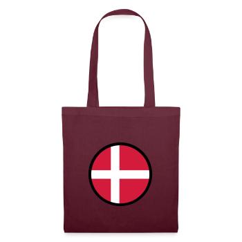 Marqué par le Danemark - Sac en tissu - bordeaux - Devant