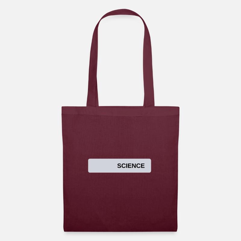 Science - Stoffbeutel - Burgunderrot