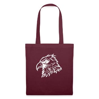 Pygargue à tête blanche cool Aigle - Sac en tissu - bordeaux - Devant