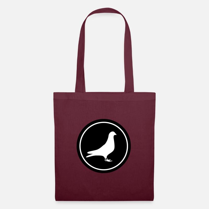Racing pigeon - Tote Bag - burgundy