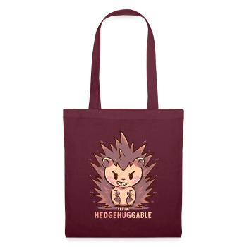 Hedgehuggable - Sac en tissu - bordeaux - Devant