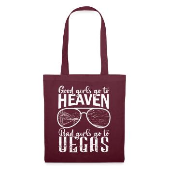 Good Girls Go To Heaven Bad Girls Go To Vegas Trip - Tote Bag - burgundy - Front