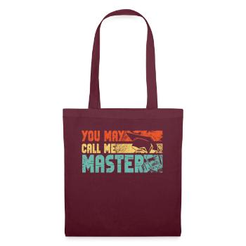 Call Me Master Graduation School College Degree - Tote Bag - burgundy - Front