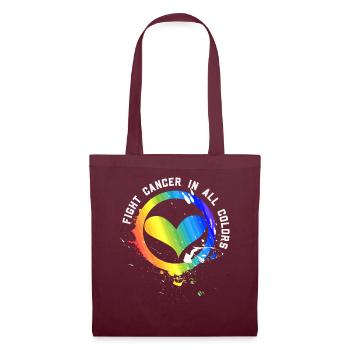 Cancer Sucks In Every Color Fighter Fight Support - Tote Bag - burgundy - Front