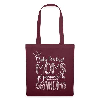 Seules les meilleures mamans sont promues à grand-mère - Sac en tissu - bordeaux - Devant
