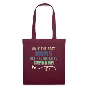 Seules les meilleures mamans sont promues à grand-mère - Sac en tissu - bordeaux - Devant